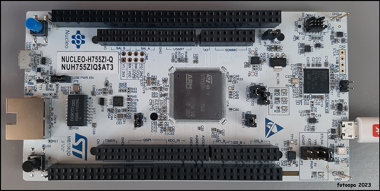 STM32 Nucleo development board